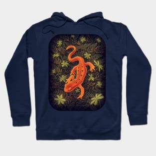 Red Spotted Newt 2 Hoodie